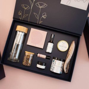 Brigid Box, luxury self care kit, self care box, gift box