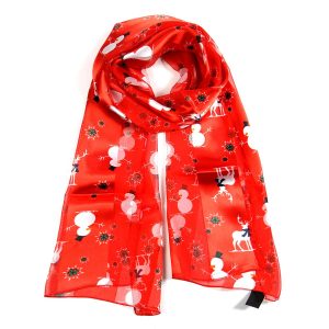 Christmas Scarf Tree Wonderland Candy Cane Holiday Gift