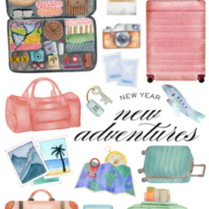 New Year, New Adventures Greeting Card