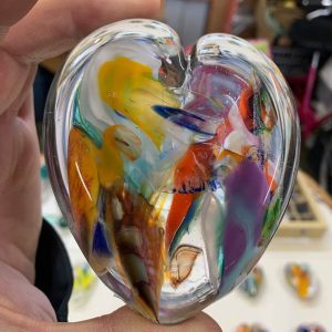 Glass Art Heart