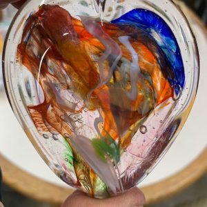 Glass Art Heart