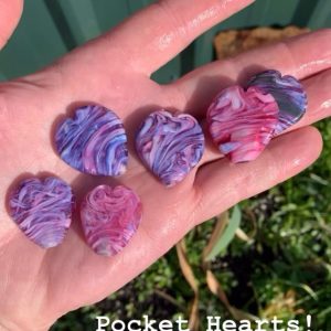 Glass Pocket Hearts