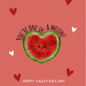 One in a Melon Greeting Card