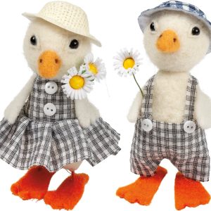 Gingham Ducks Critter Set