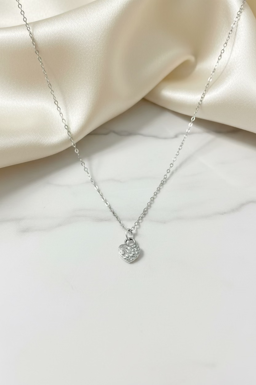 Sterling Silver Heart Necklace