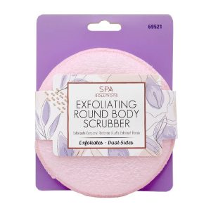 Pink Exfoliating Round Body Scrubber