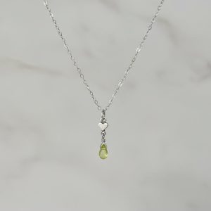 Peridot Sterling Silver Necklace