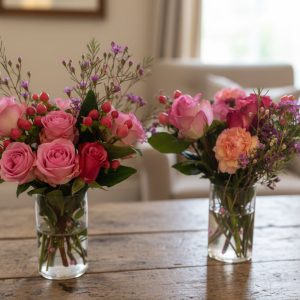 Petit Pink Flower Arrangement