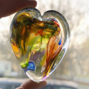 Glass Art Heart