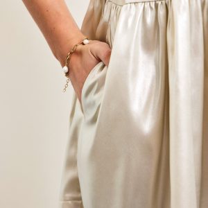 Metallic Spring Dress