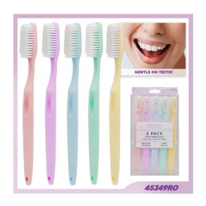 5pc Toothbrush Set