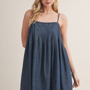 Denim Babydoll Dress