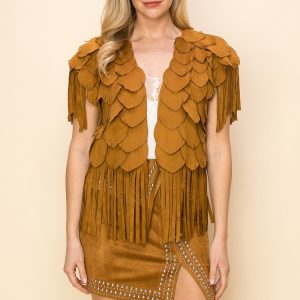 Fringe Suede Vest