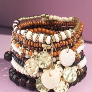 Beaded Bracelet Stack