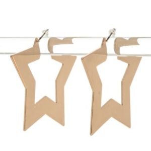 Star Hoop Earrings