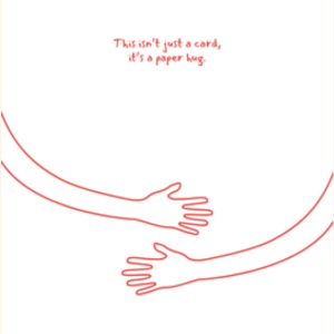 Paper Hug Greeting Card