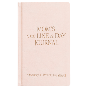 Mom's One Line A Day Leather Journal - Mother's Day Gifts
