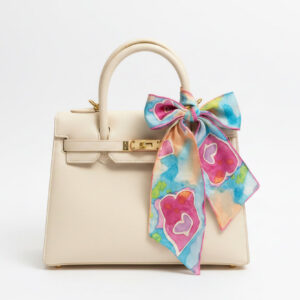 Hand painted Heart Accessory Scarf