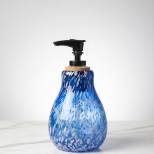 Hand Blown Glass Soap Dispenser