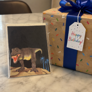3D Dinosaur Card
